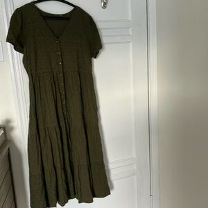 “Neuflora” Button Down Dress